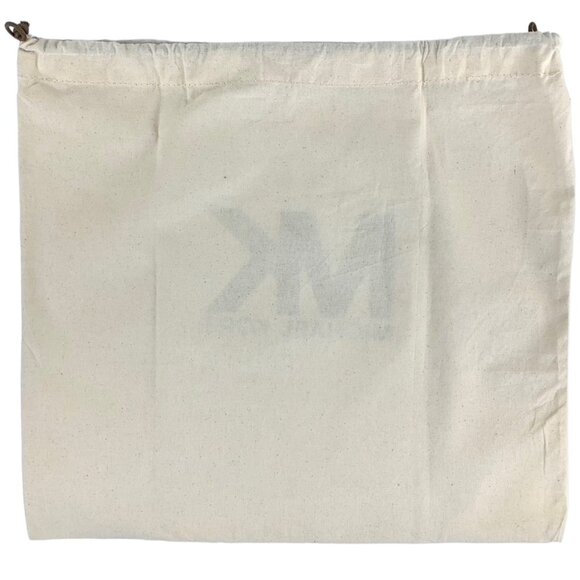 Like new Michael Kors large cream w/brown logo canvas dust bag - Picture 2 of 2